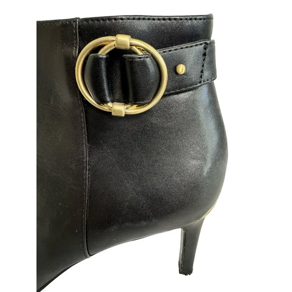Calvin Klein Womens Jailene Dress Ankle Boots in Black Size 8 1/2‎ M